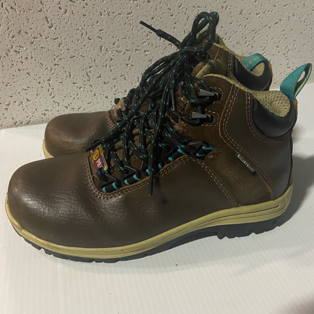 Brown Leather Hiking Boots